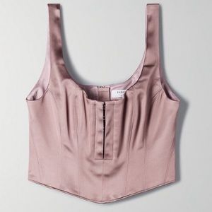 Babaton Aritzia Tempt Top - Mauve